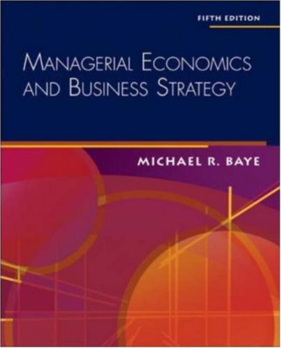 Managerial economics business strategy pdf